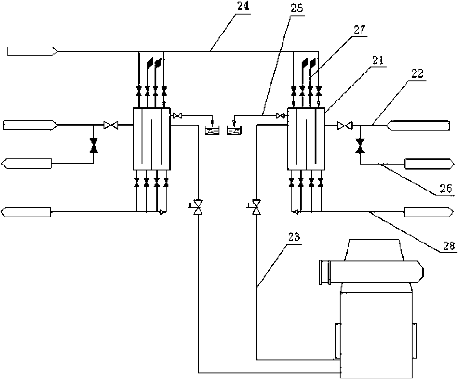 Sealed water recovery system of feed pump