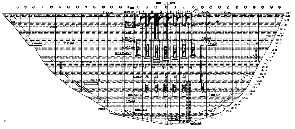 Optimization design method for water supply pipe network behind dam