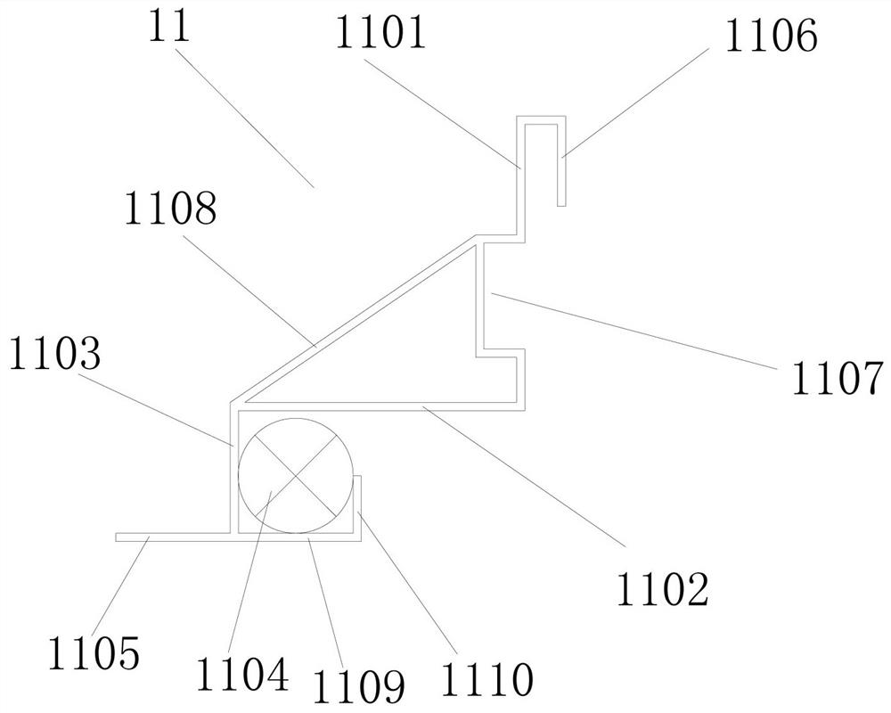 Assembly type lamp strip suspended ceiling edge closing structure and installation method thereof