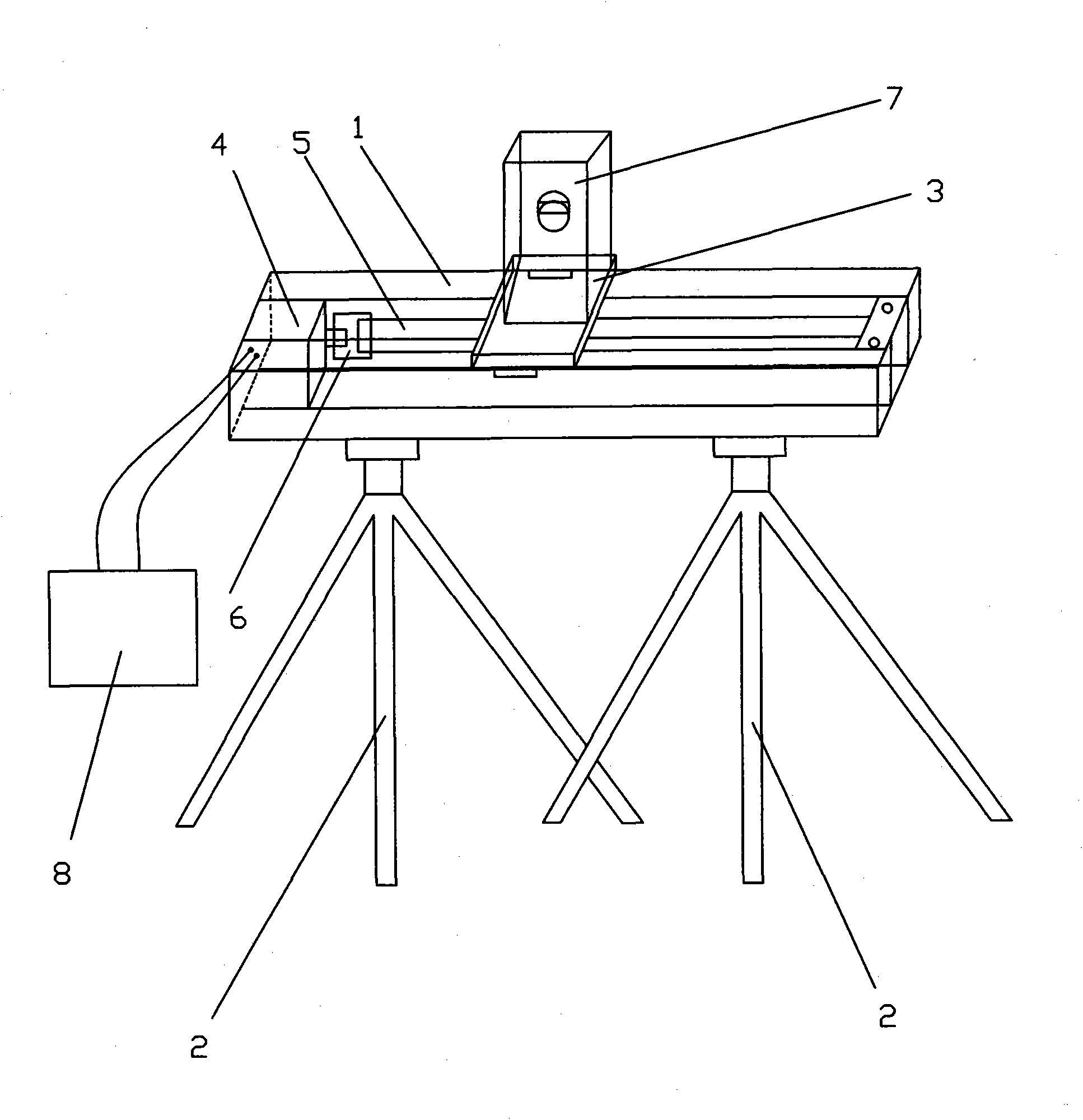 Three-dimensional image shooting device