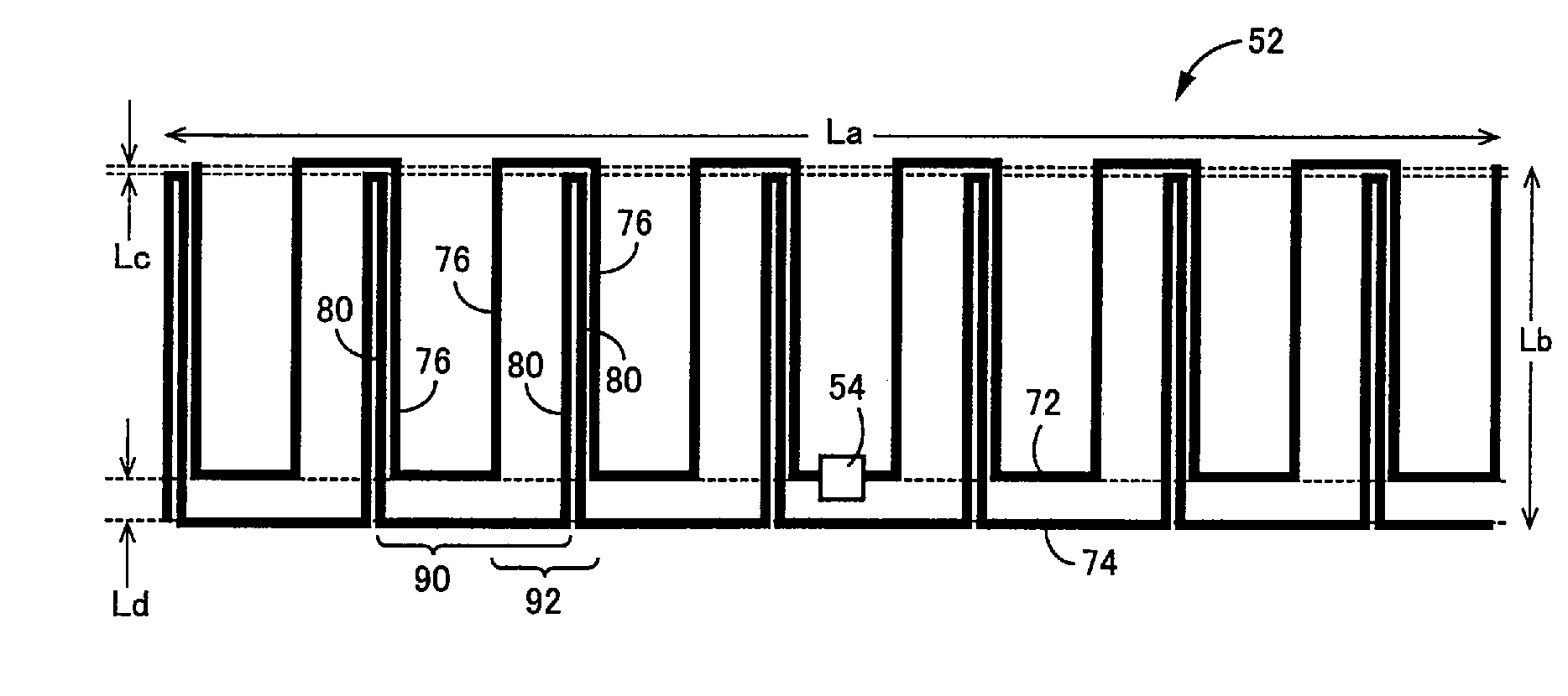 Antenna, and radio-frequency identification tag