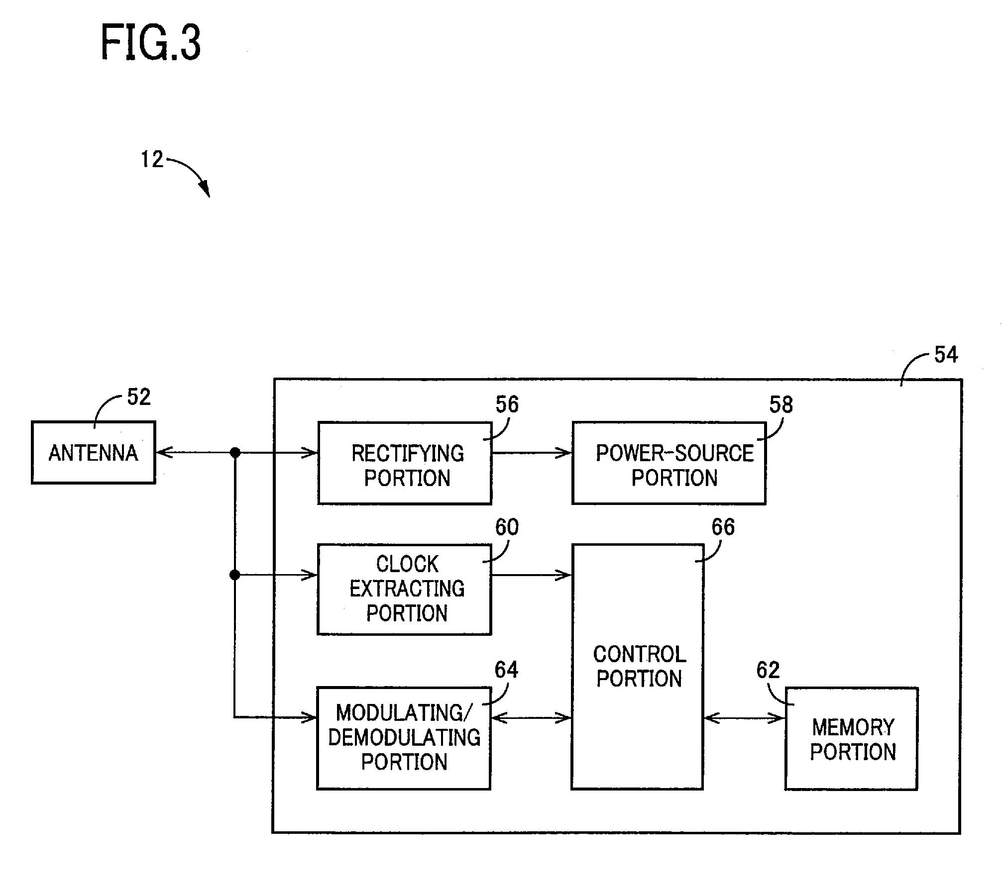 Antenna, and radio-frequency identification tag