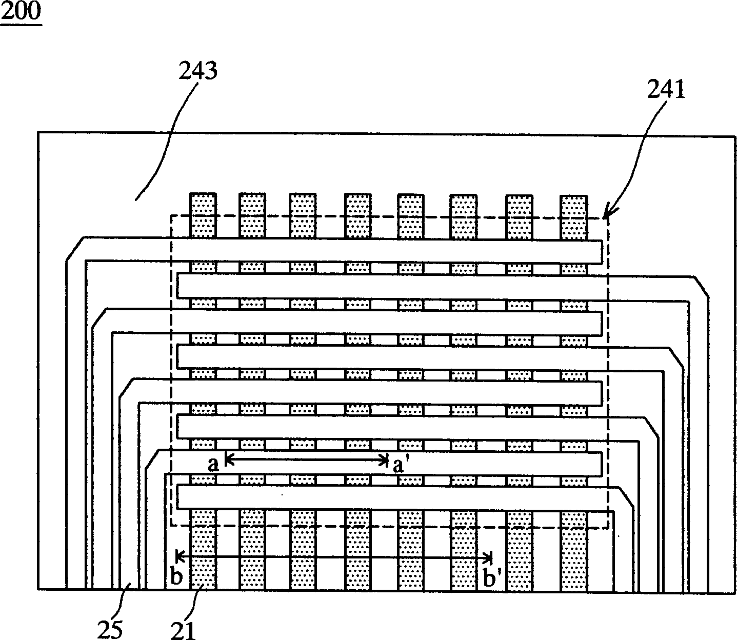 Substrate assembly of organic electroluminescence apparatus