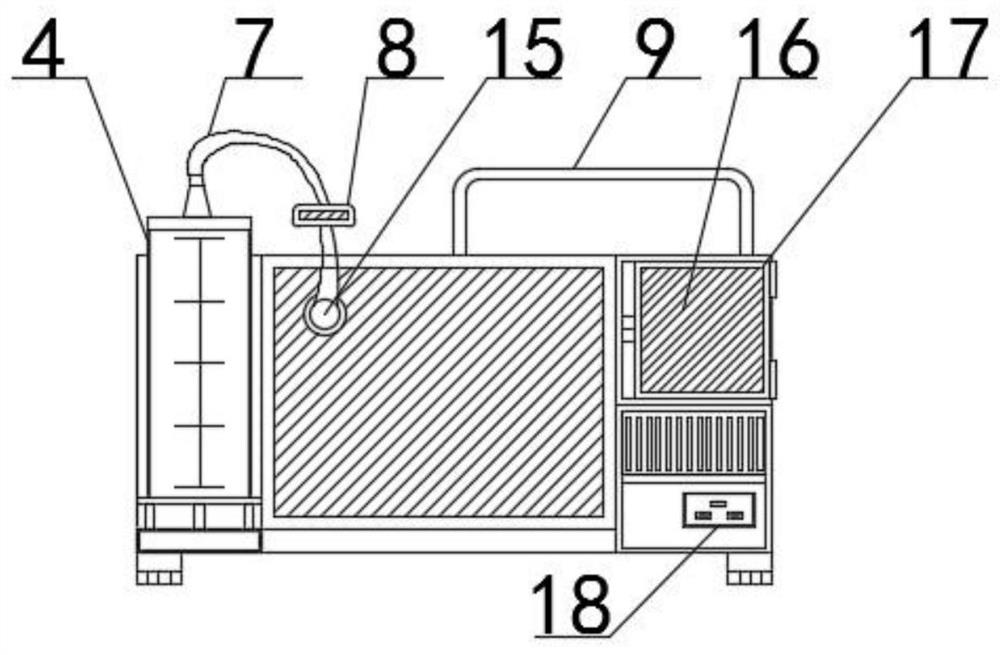 Disinfection sputum aspirator for infectious disease department