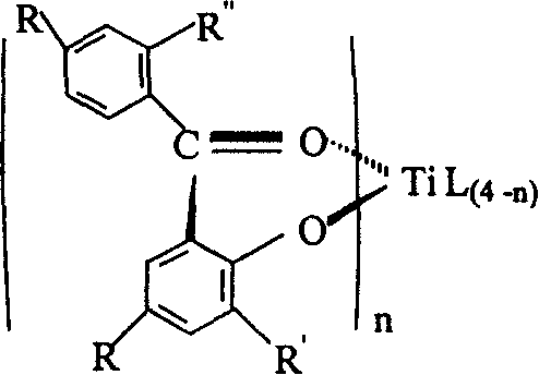 2-hydroxy benzophenone titanium catalyst for synthesizing syndiotactic polystyrene and its preparing method