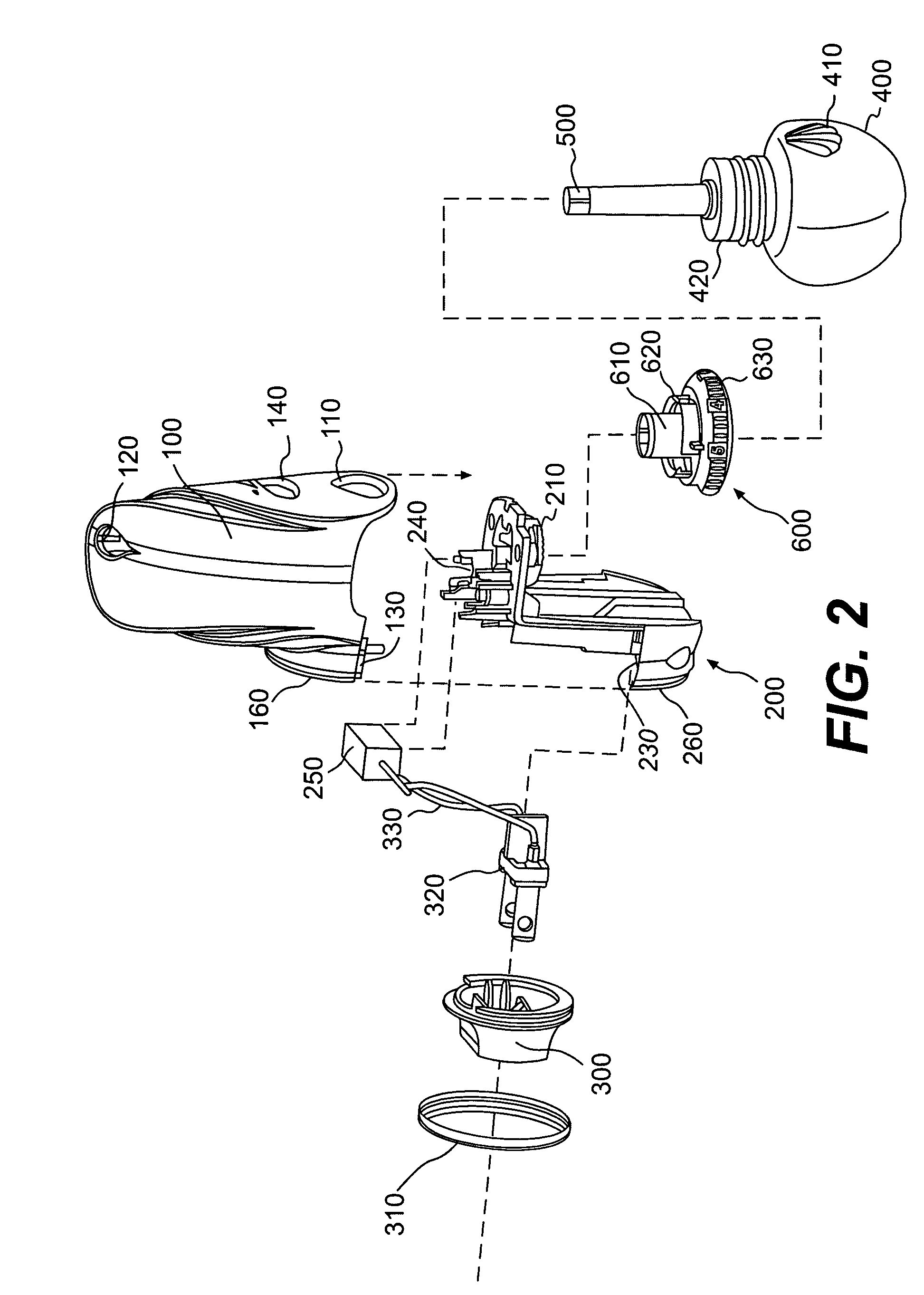 Electrical evaporator with ratcheting wick adjuster