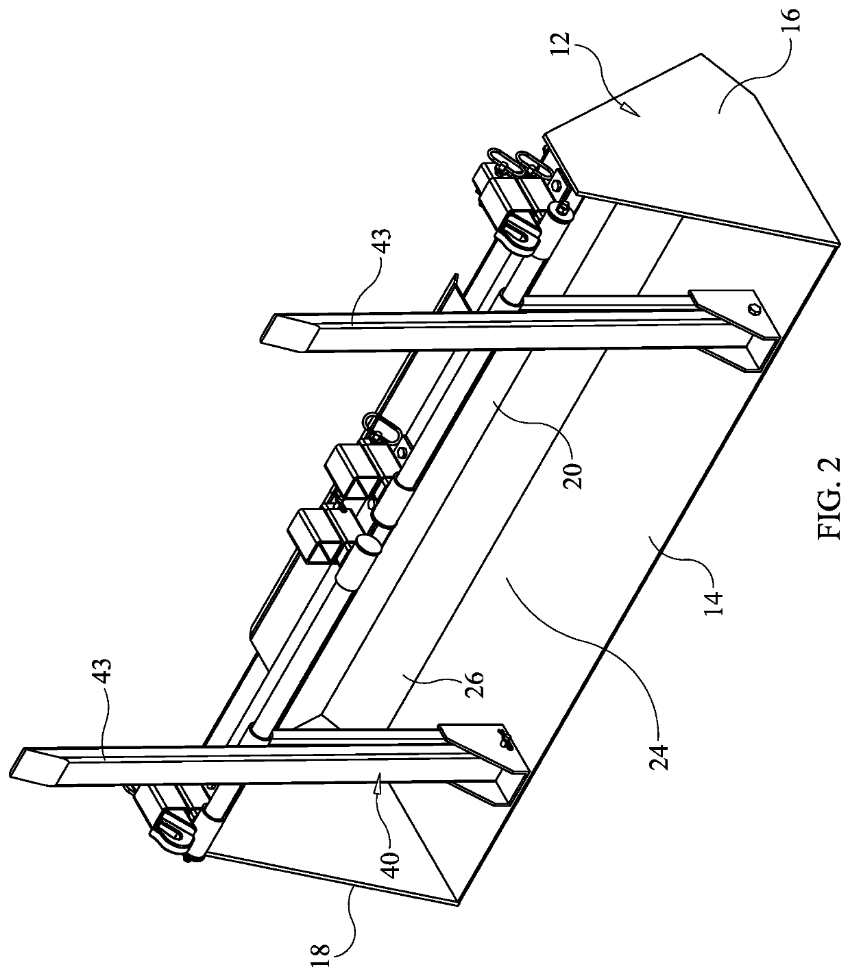 Retrofittable Conversion Tine System for Bucket Loaders