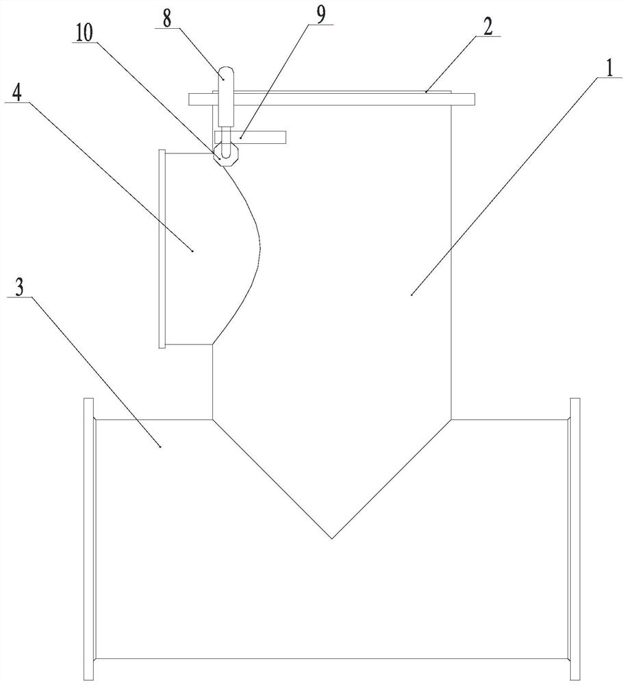 Non-stop conveying belt pressure opening construction method and plugging pipe connecting device of non-stop conveying belt pressure opening construction method