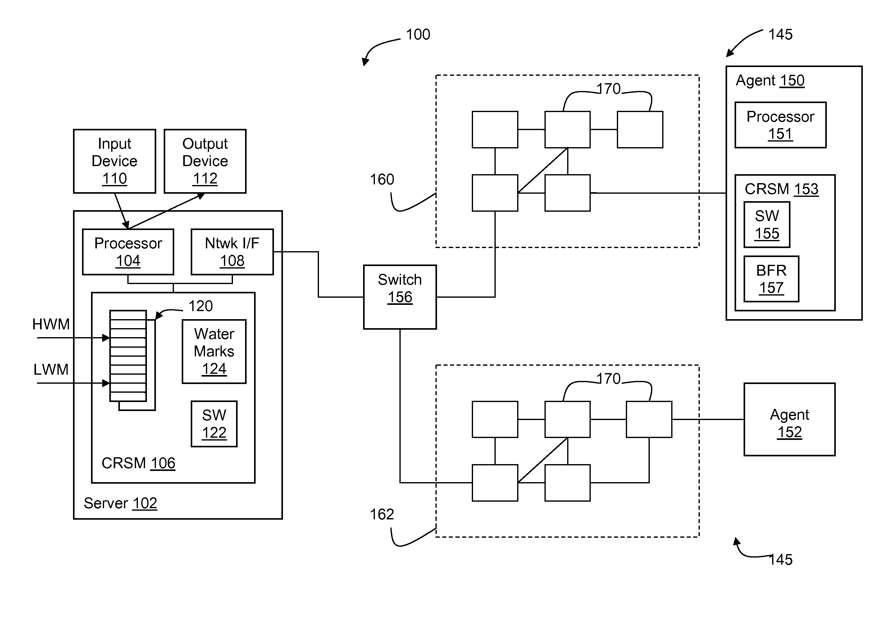 Cessation of sending network status messages to a server