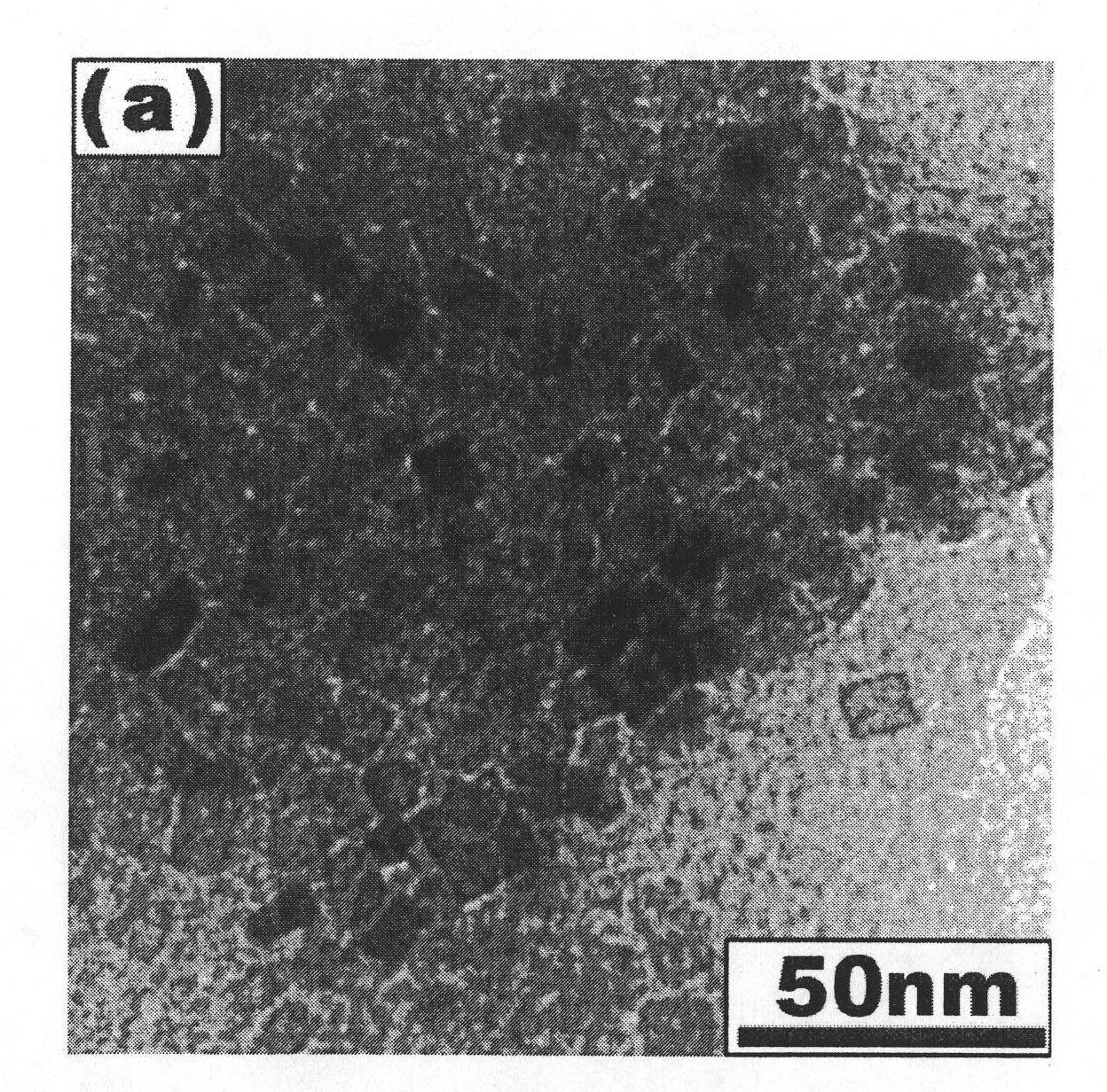 Method for preparing nanometer barium-strontium titanate powder
