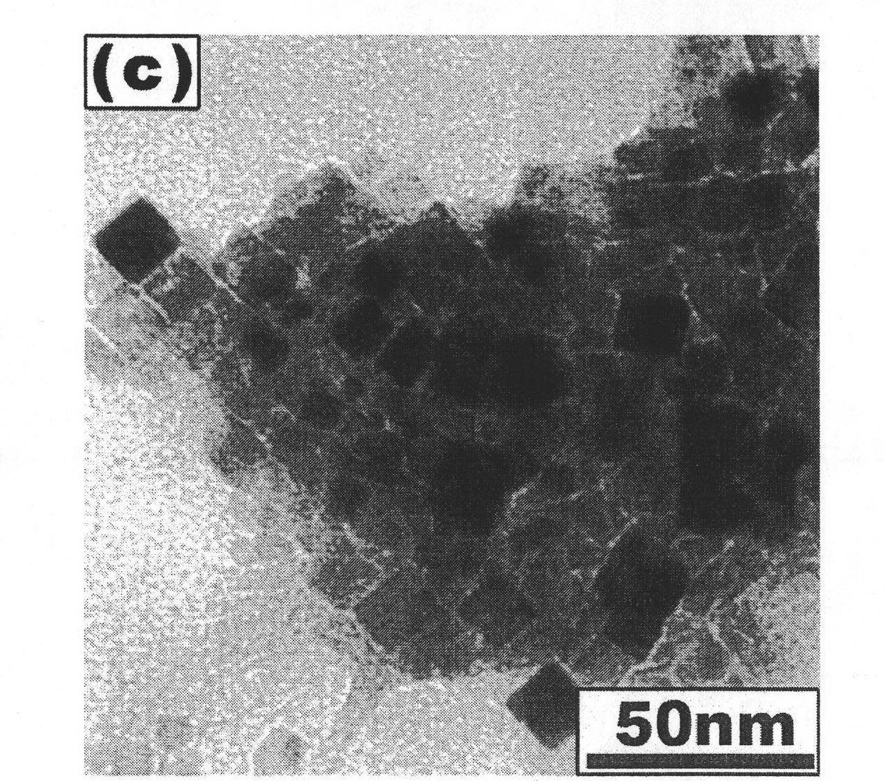 Method for preparing nanometer barium-strontium titanate powder