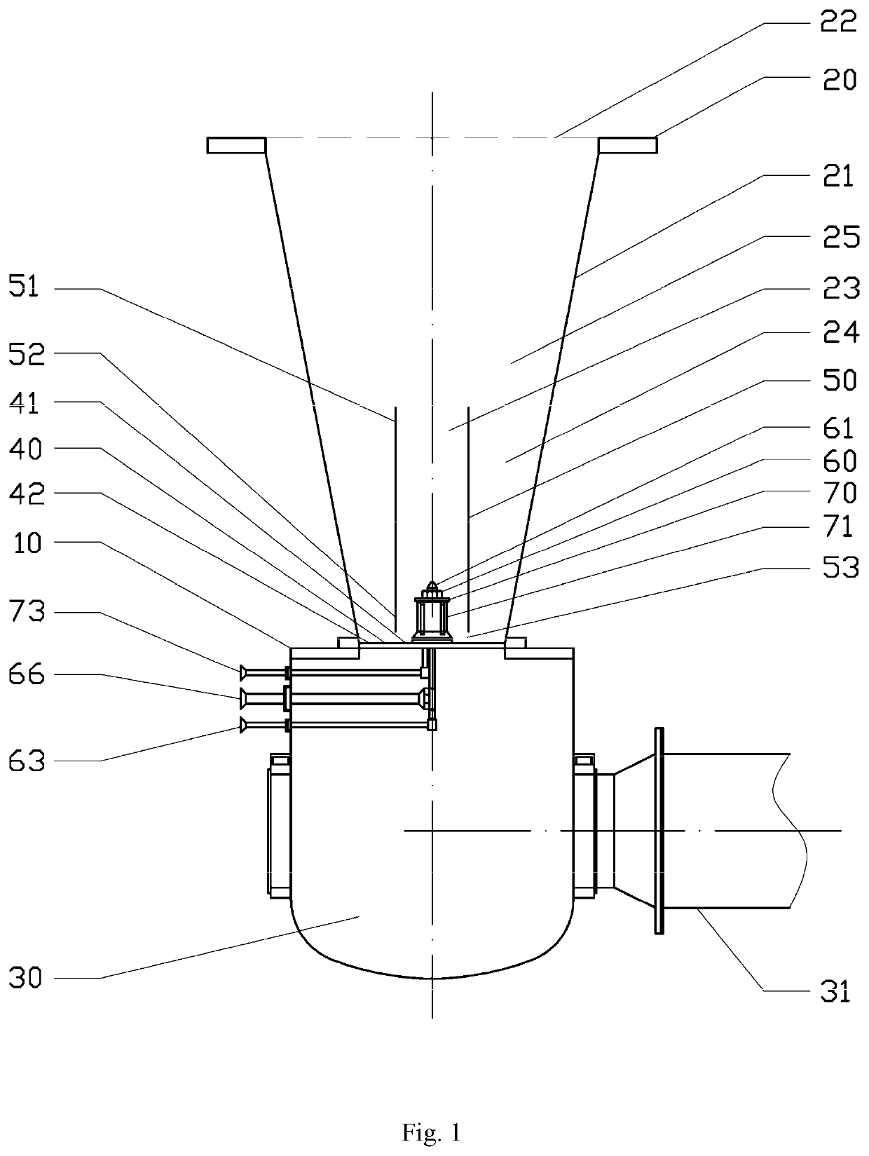 Fluidized bed device and method for coating particles or granulation