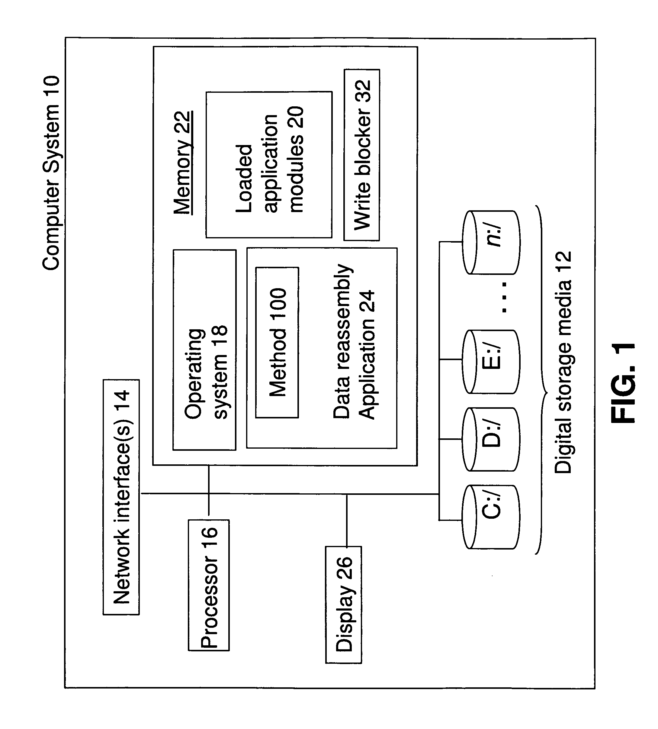 Fragmented data file forensic recovery system and method