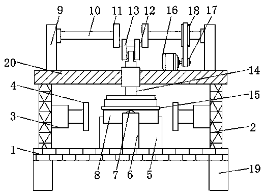 A photovoltaic module framing machine