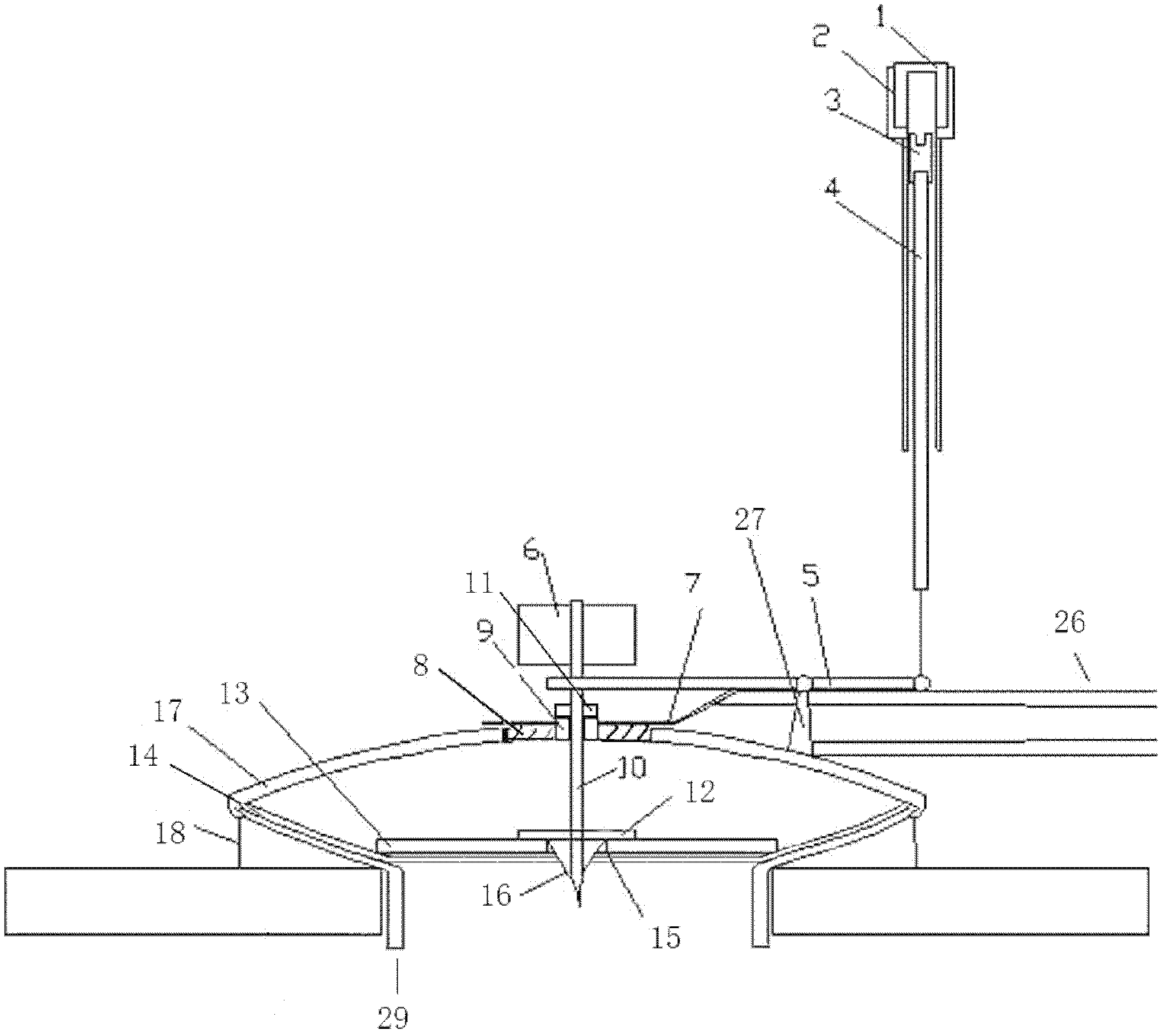 Flat low-pressure water valve assembly with small floating ball