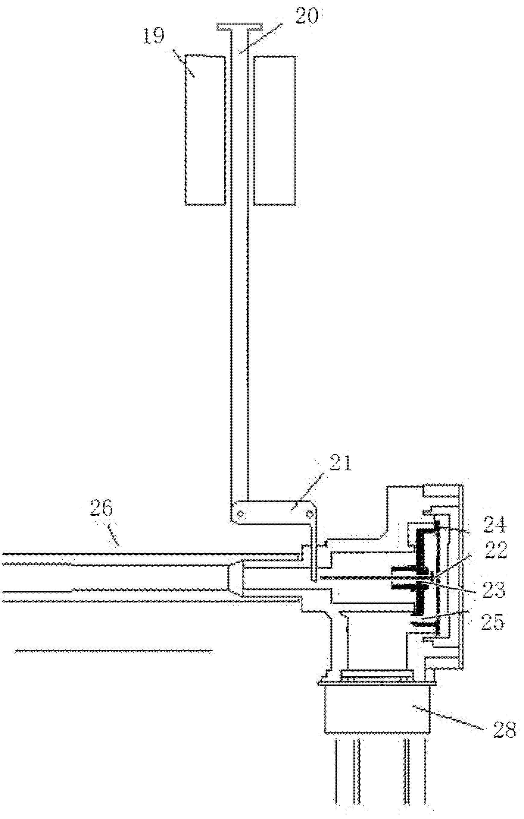 Flat low-pressure water valve assembly with small floating ball