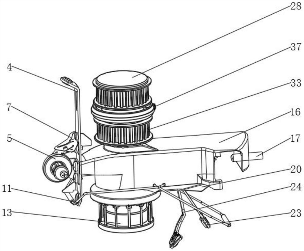 Speed-adjustable and anti-jamming yarn conveyor