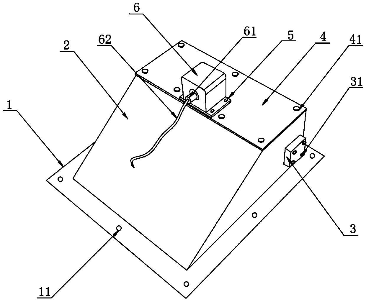 Chute blockage detector