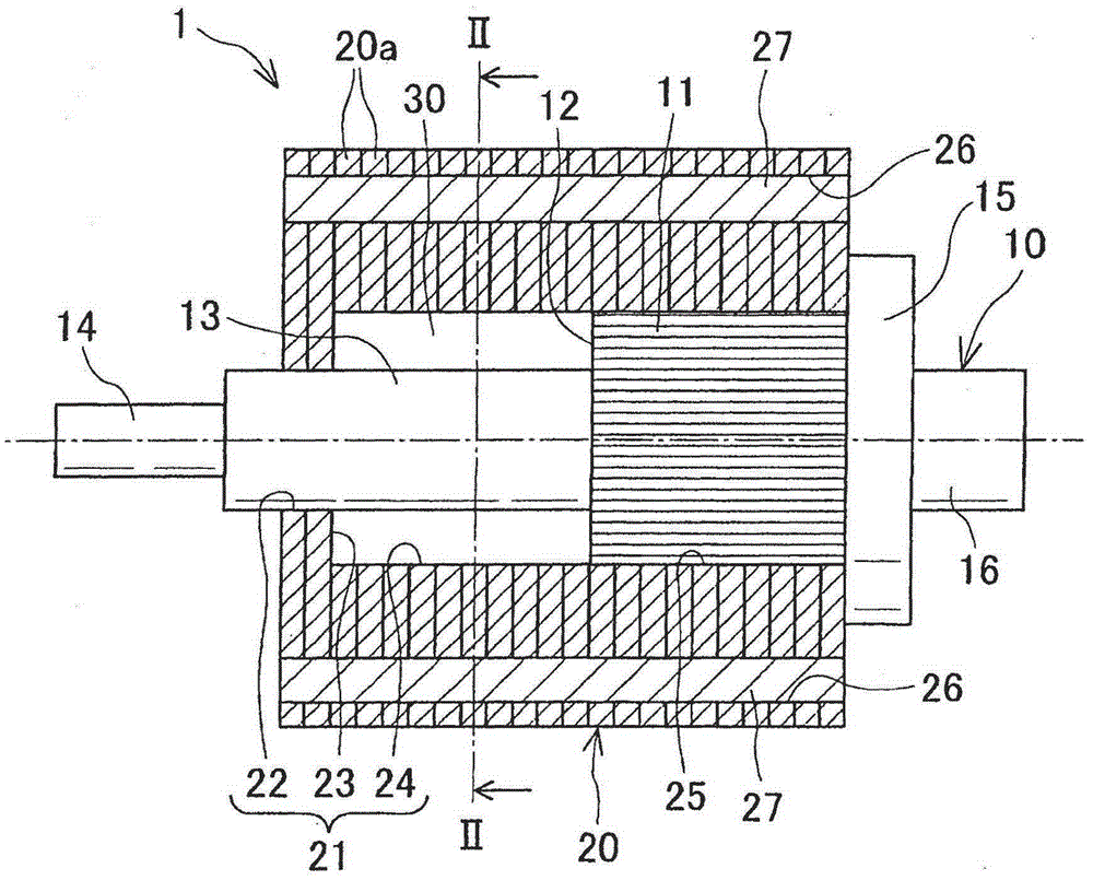 Rotor of rotating electrical machine