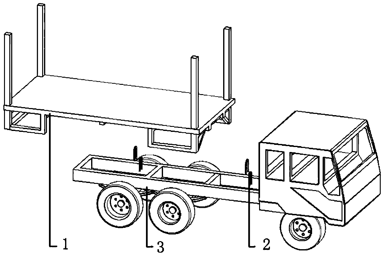 Novel vehicle-mounted equipment field operation repair device