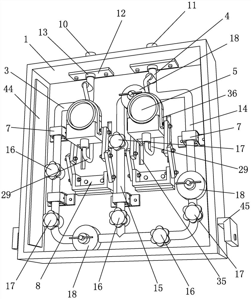 A large flow decompression device for medical gas