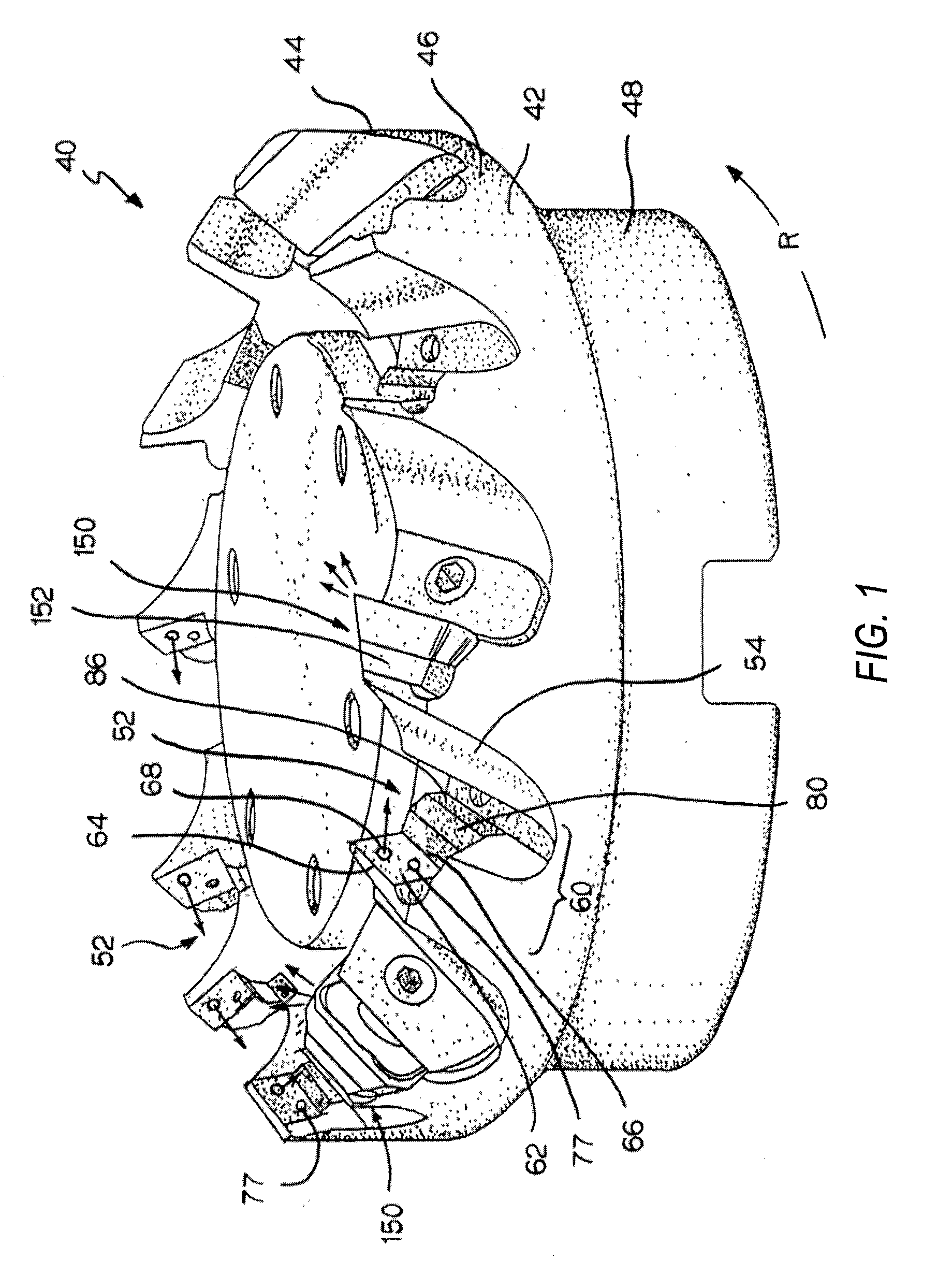 Milling cutter and milling insert with core and coolant delivery