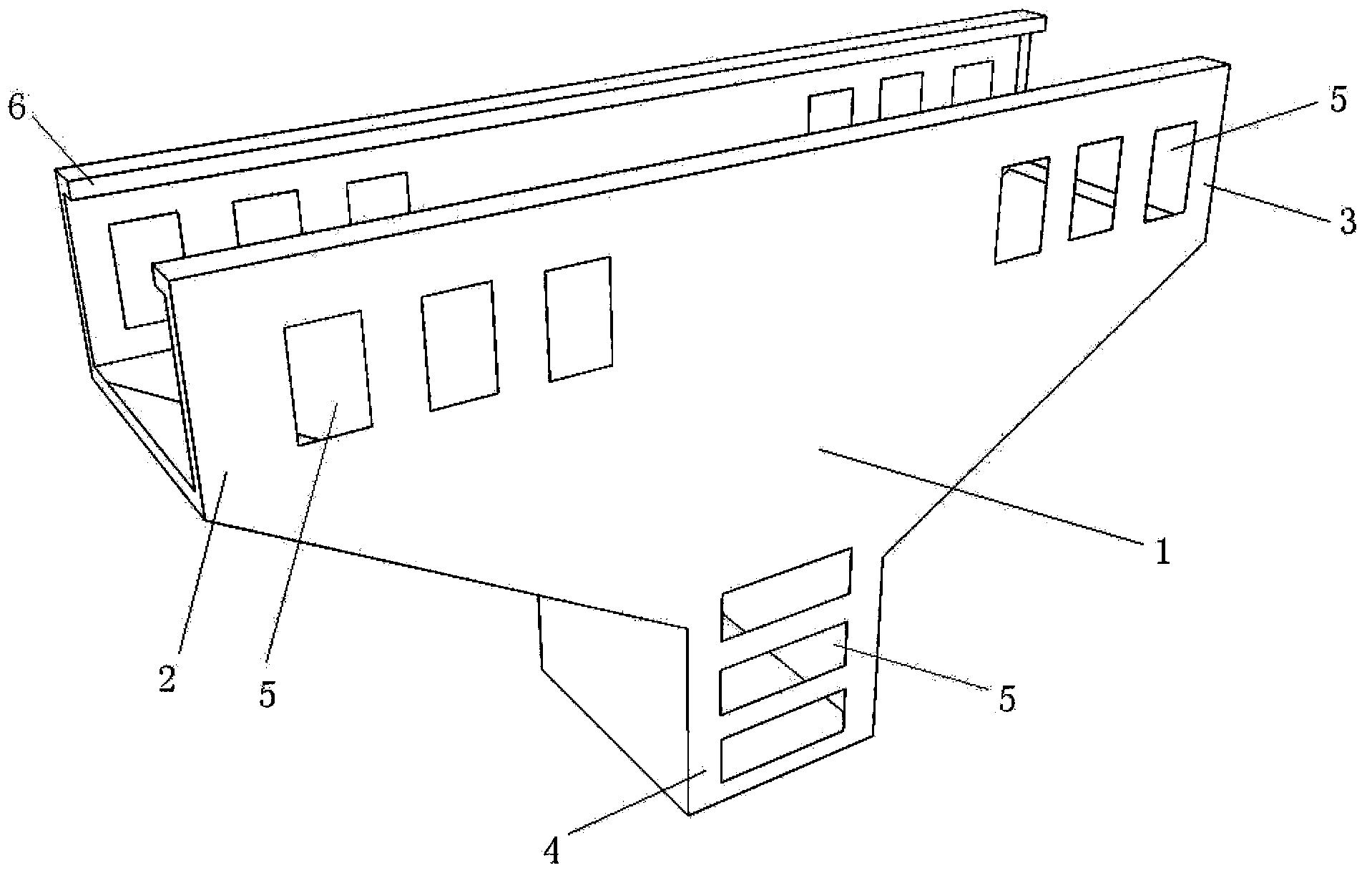 Fireproof type cable bridge