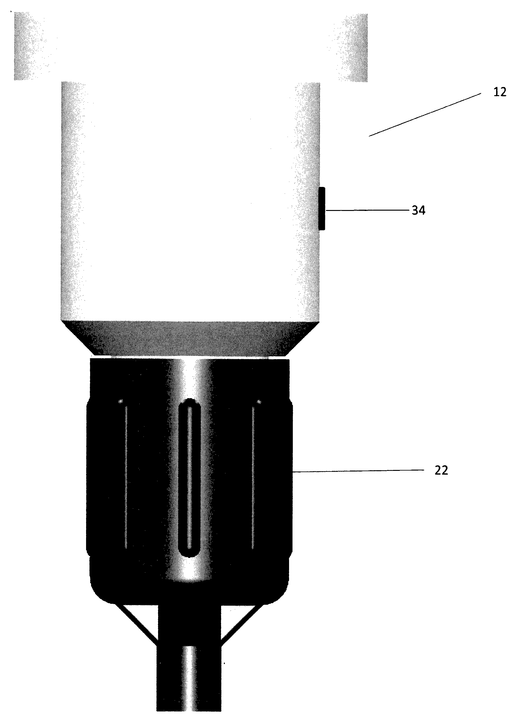 Filter for a propellant gas evacuation system