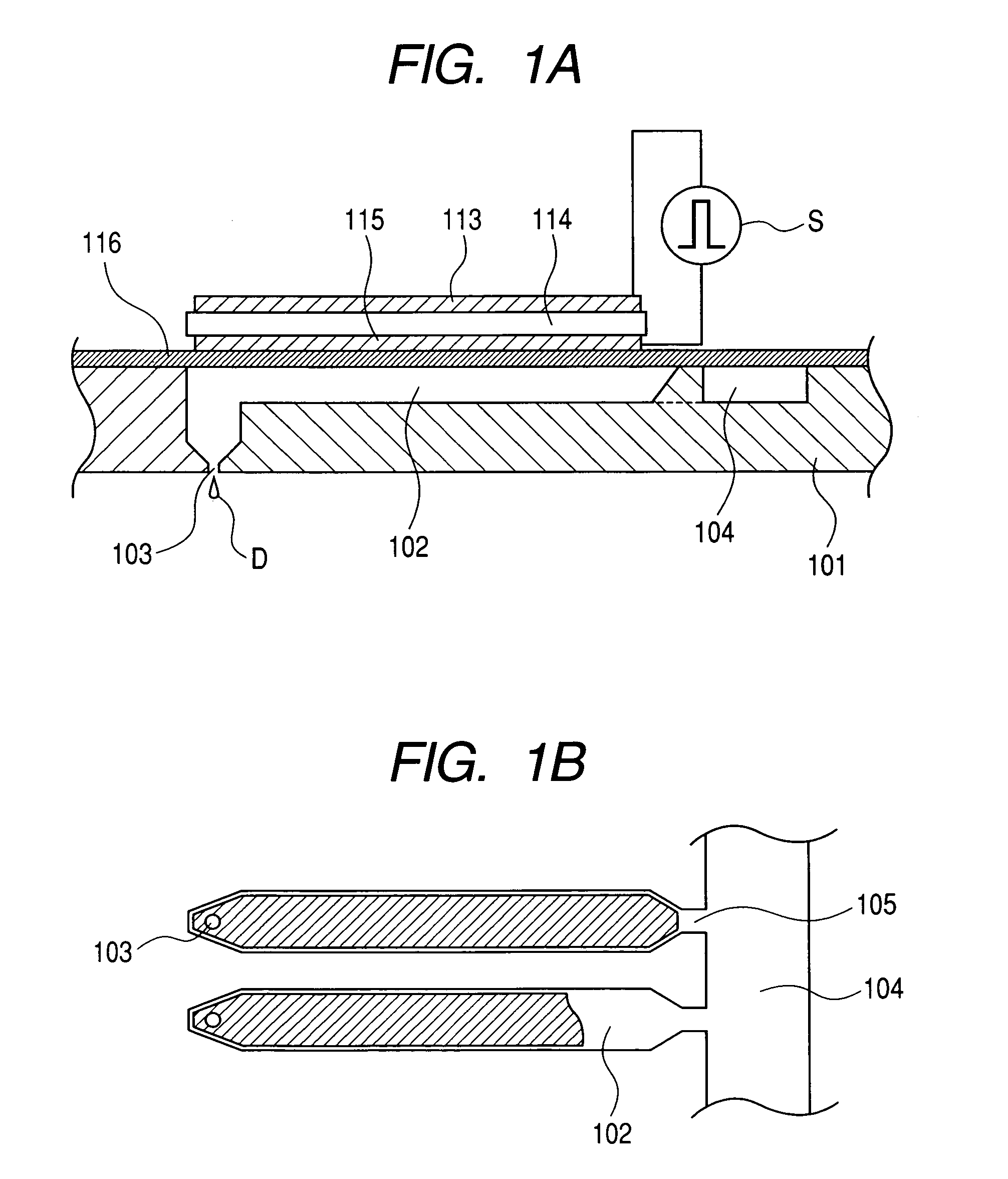 Method for manufacturing a ferroelectric member element structure
