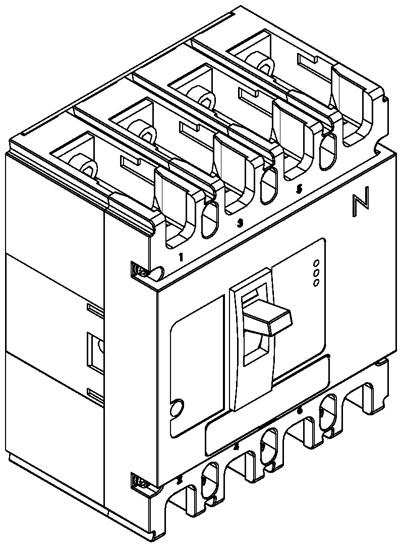 Side position operation gear for beaker