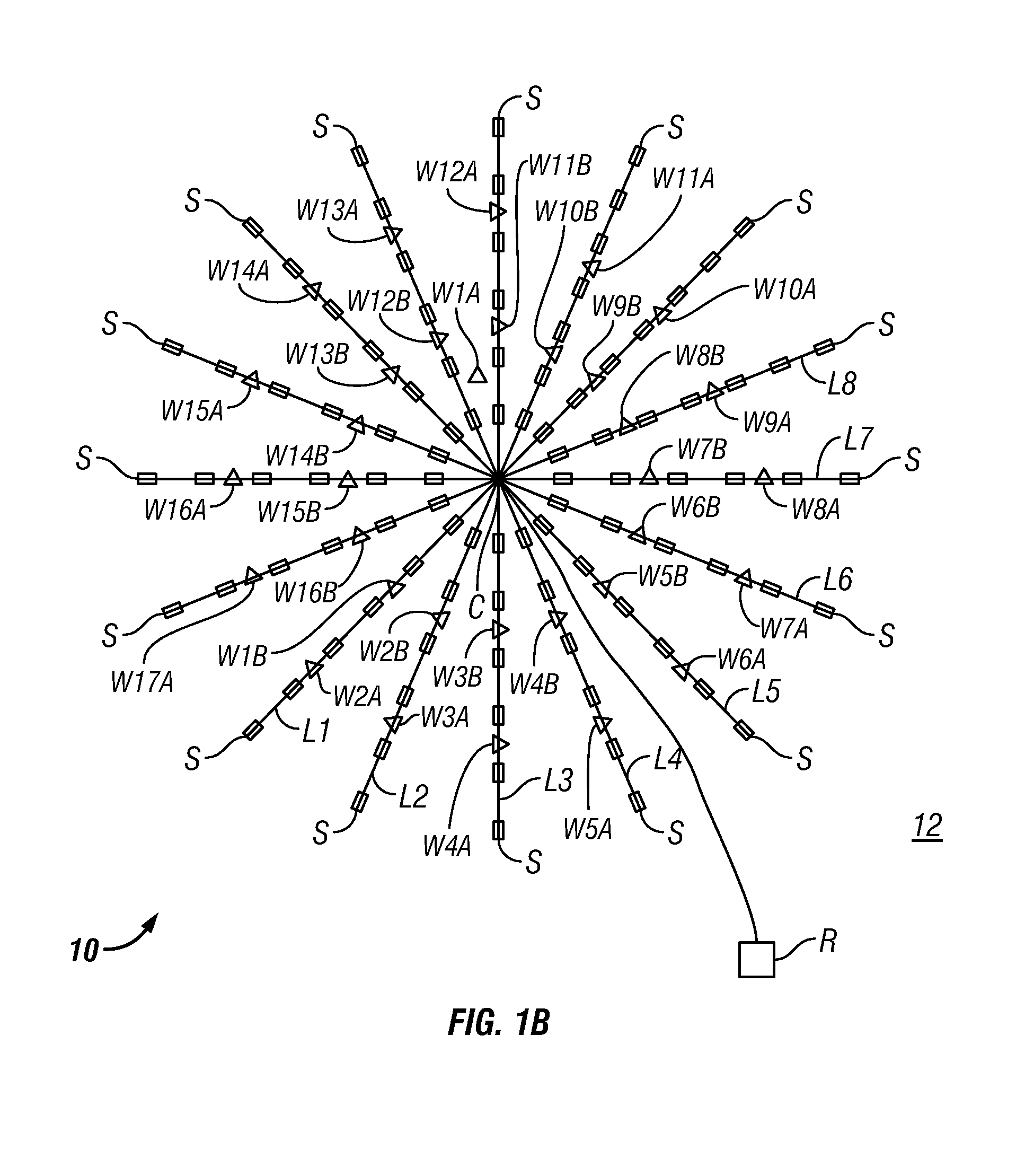 Method for acoustic imaging of the earth's subsurface using a fixed position sensor array and beam steering