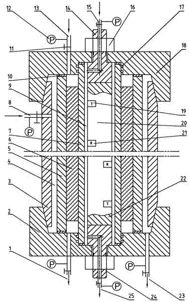 Device and method for evaluating influence of pressure change on completeness of cement sheath