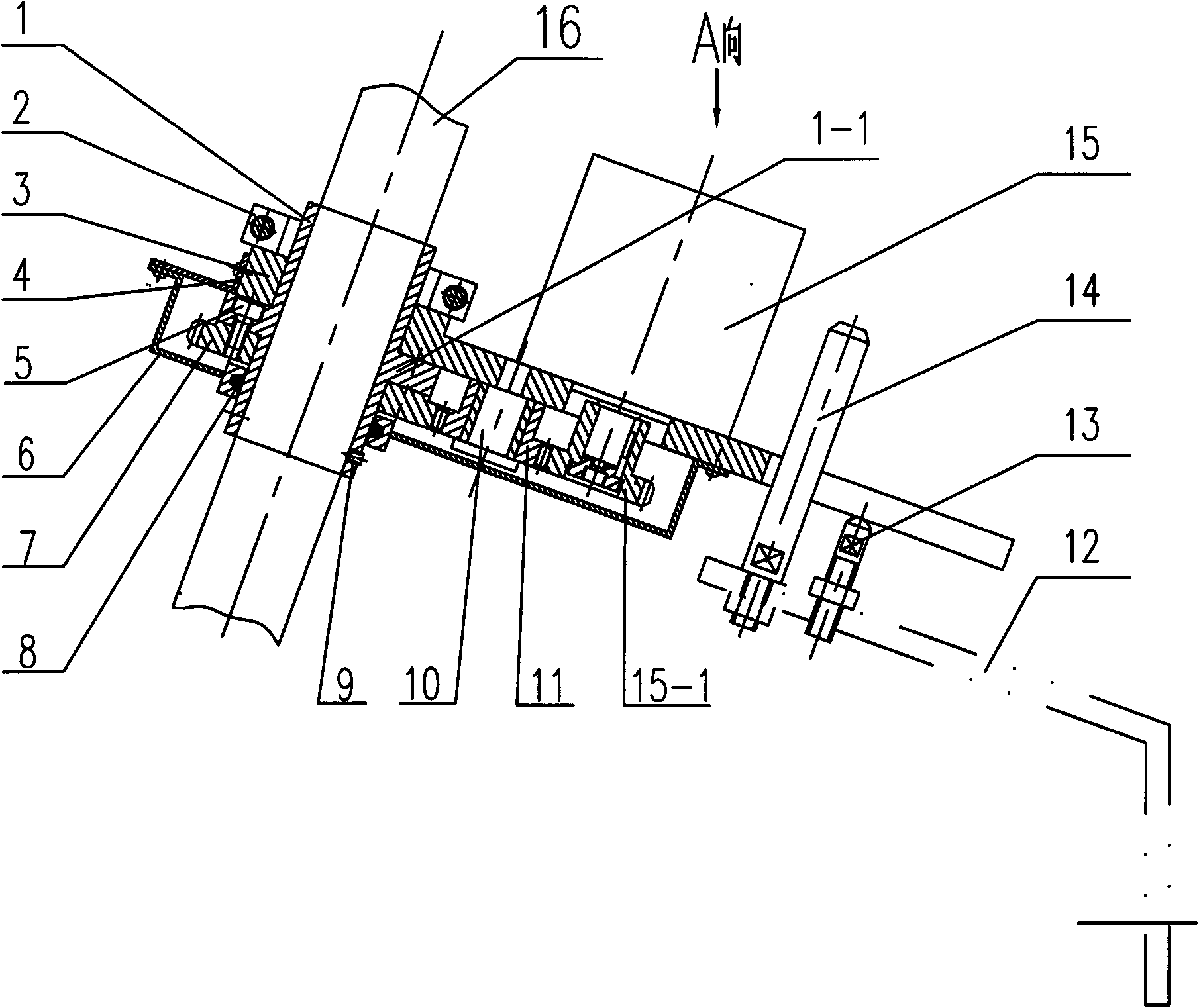 Automatic steering integrated control device of fire engine