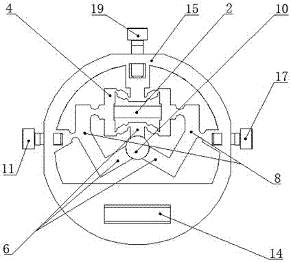 Inchworm-type rotary piezoelectric actuation platform