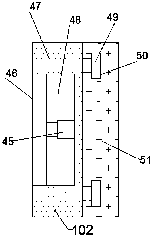 An explosion-proof film sticking device for fish tanks