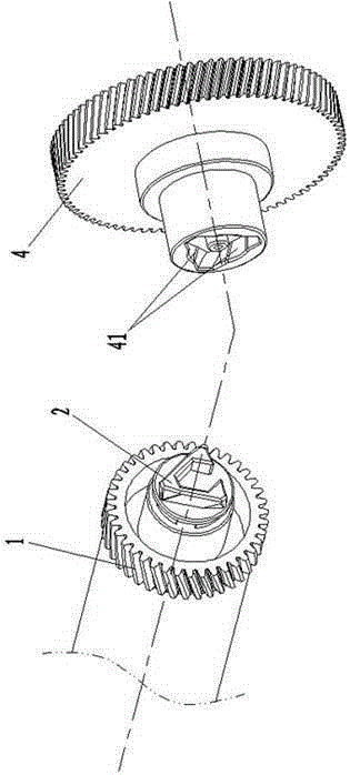 Photosensitive drum drive gear and toner cartridge