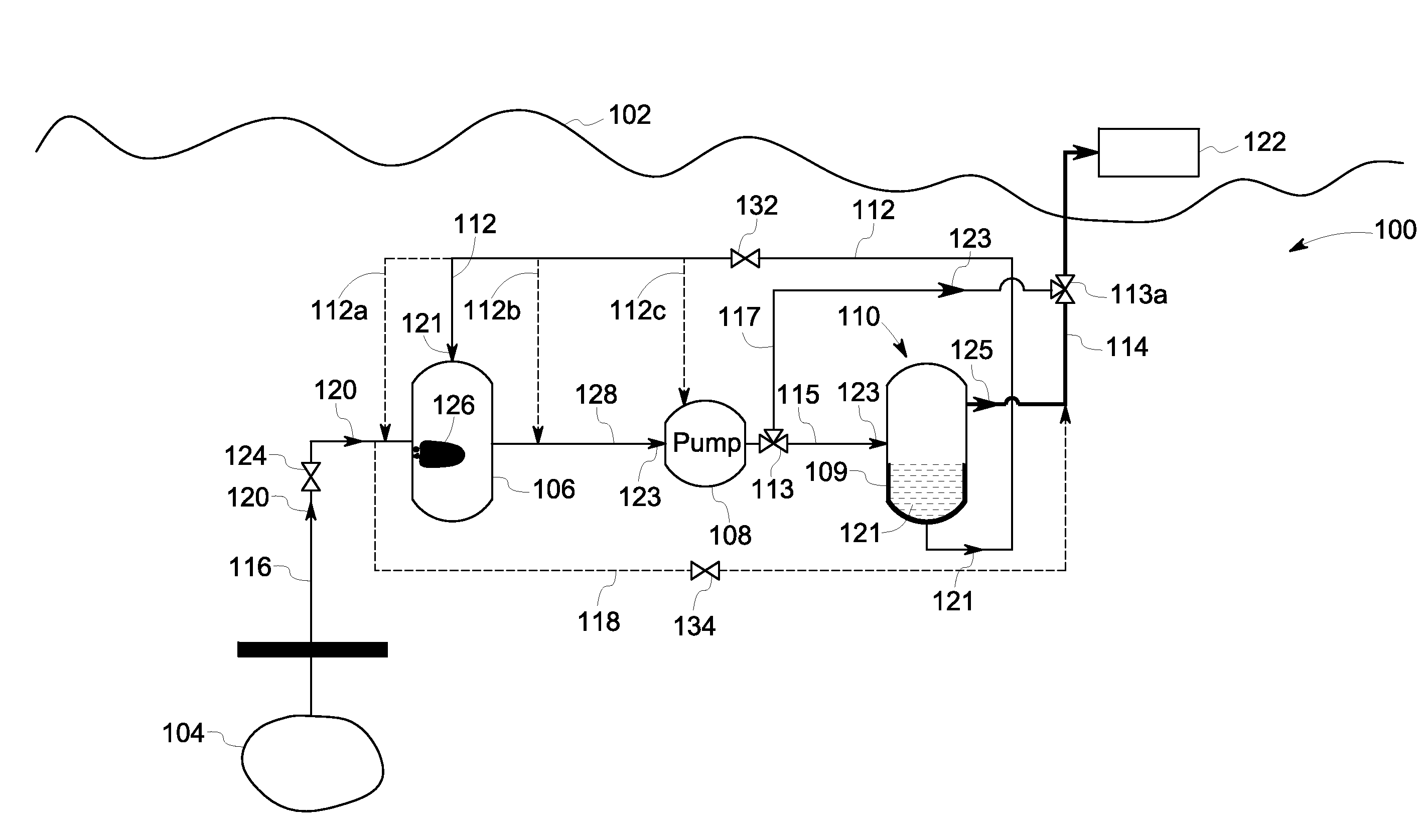 Subsea fluid processing system and an associated method thereof