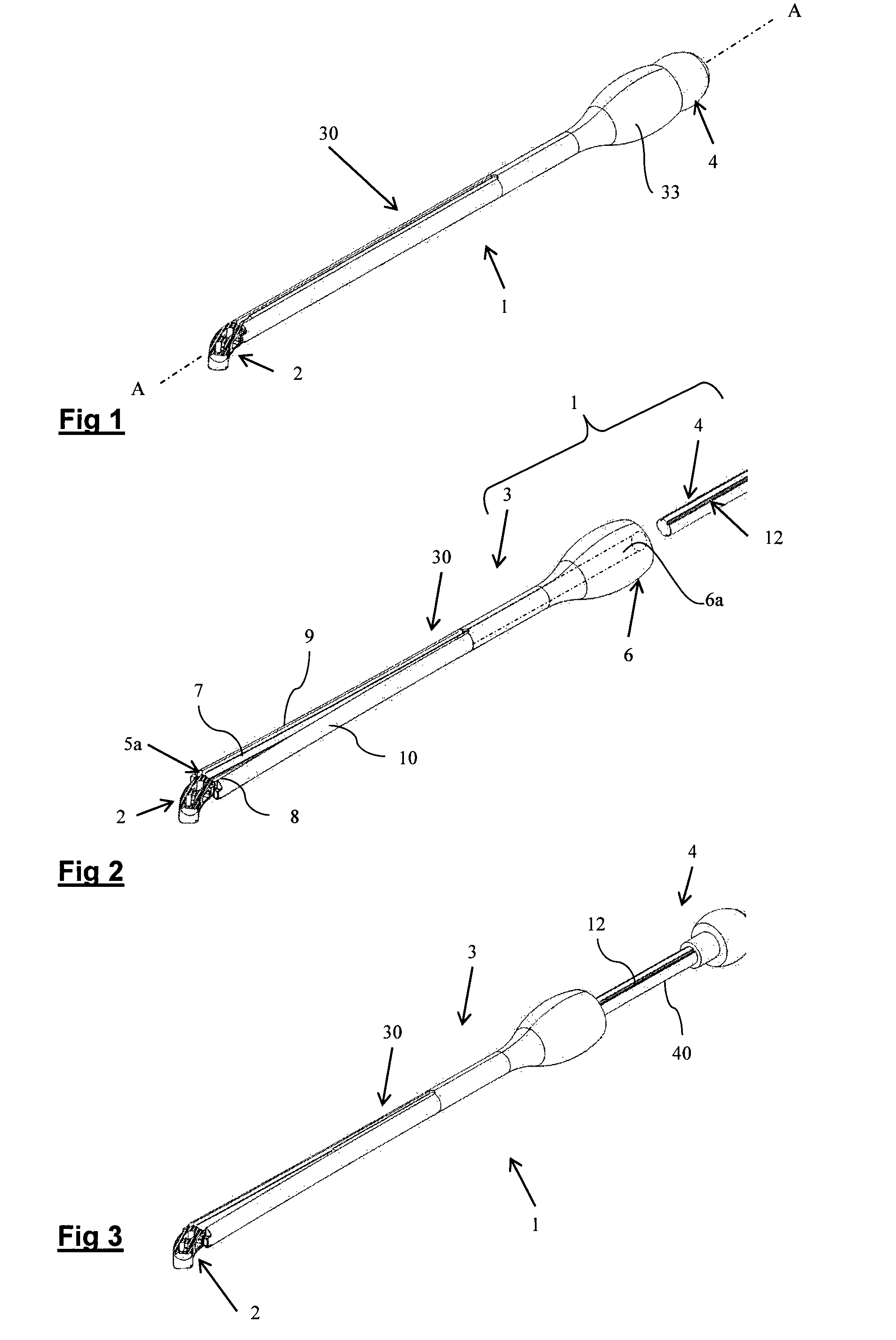 Device for positioning an implant