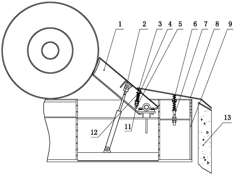 A transitional device for a vanned truck scale