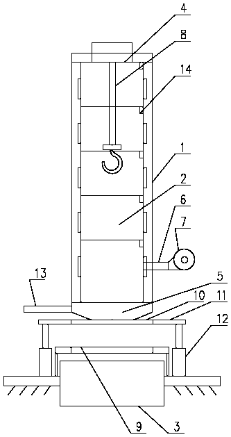Vertical quenching furnace