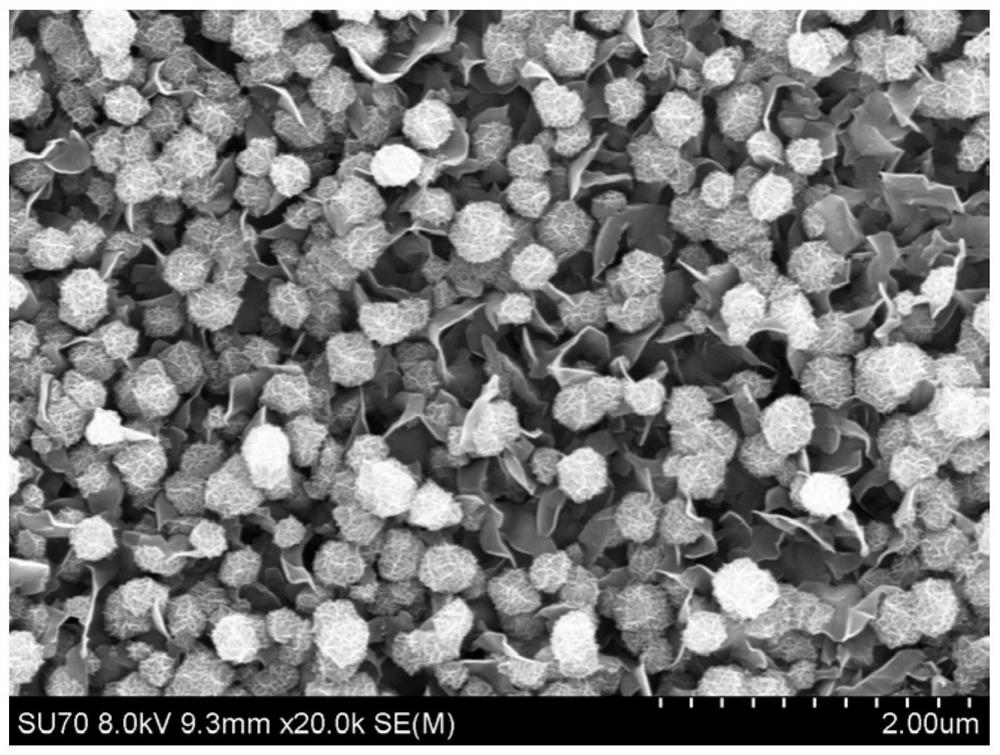 Photoelectric synergistic capacitive deionization electrode material and preparation method and application thereof