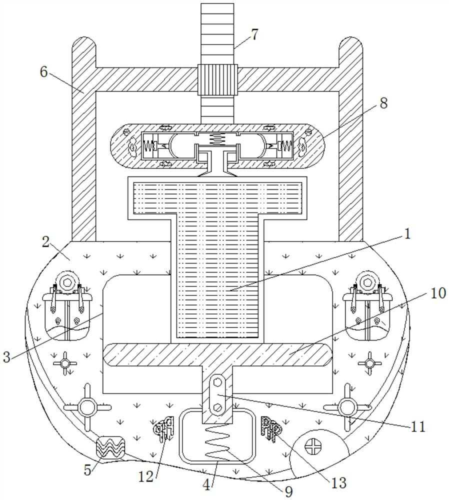 Roller shutter machine for preventing screws from loosening by using negative pressure principle