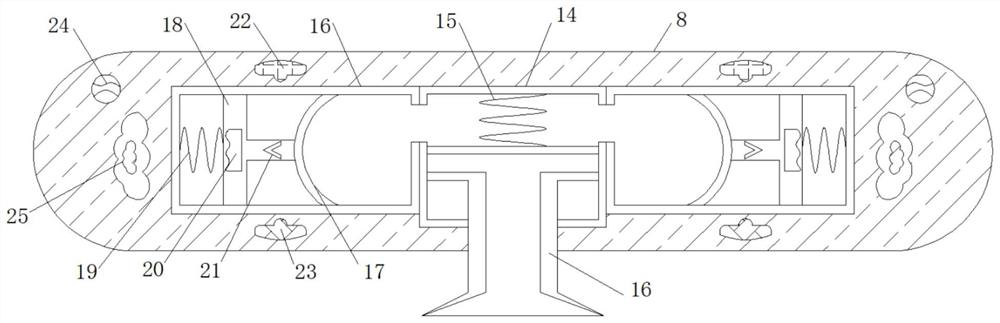 Roller shutter machine for preventing screws from loosening by using negative pressure principle