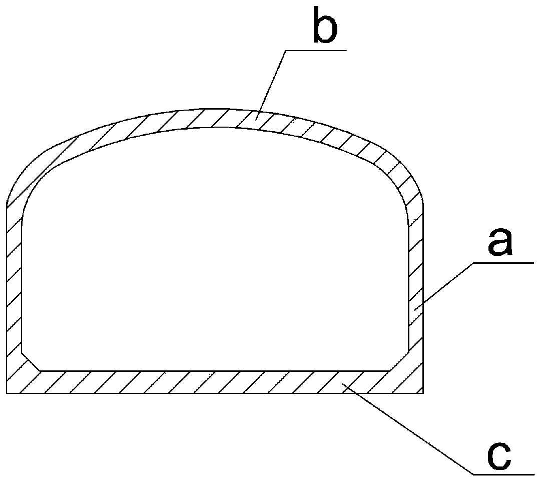 Construction method of open-cut subway tunnel across fault