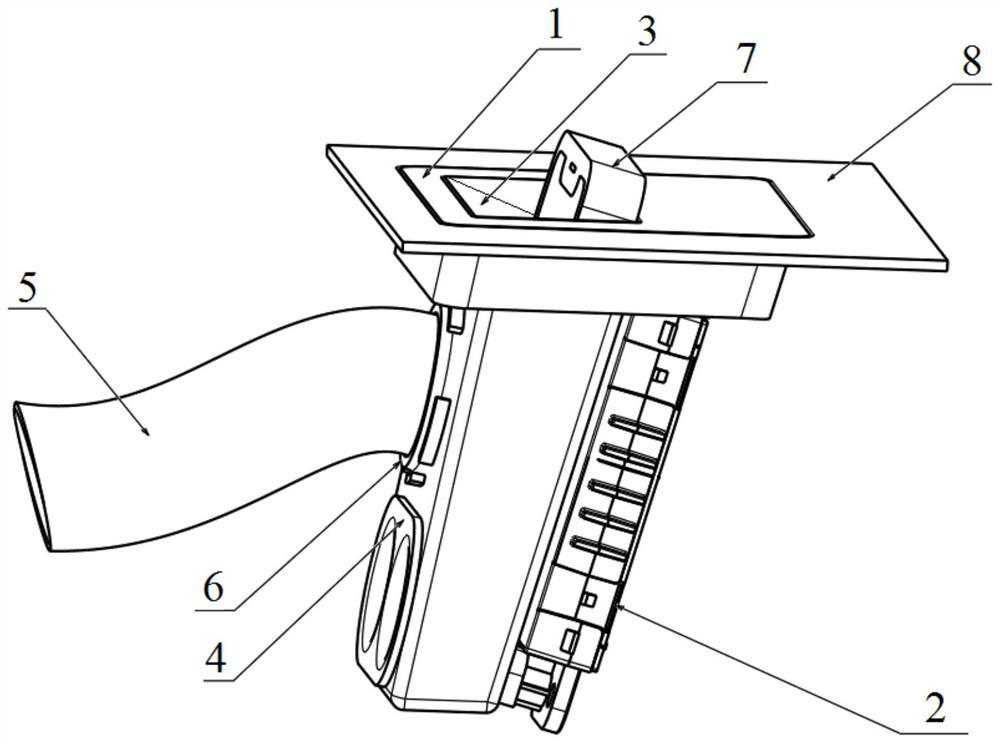 Vehicle-mounted mobile phone wireless charging box