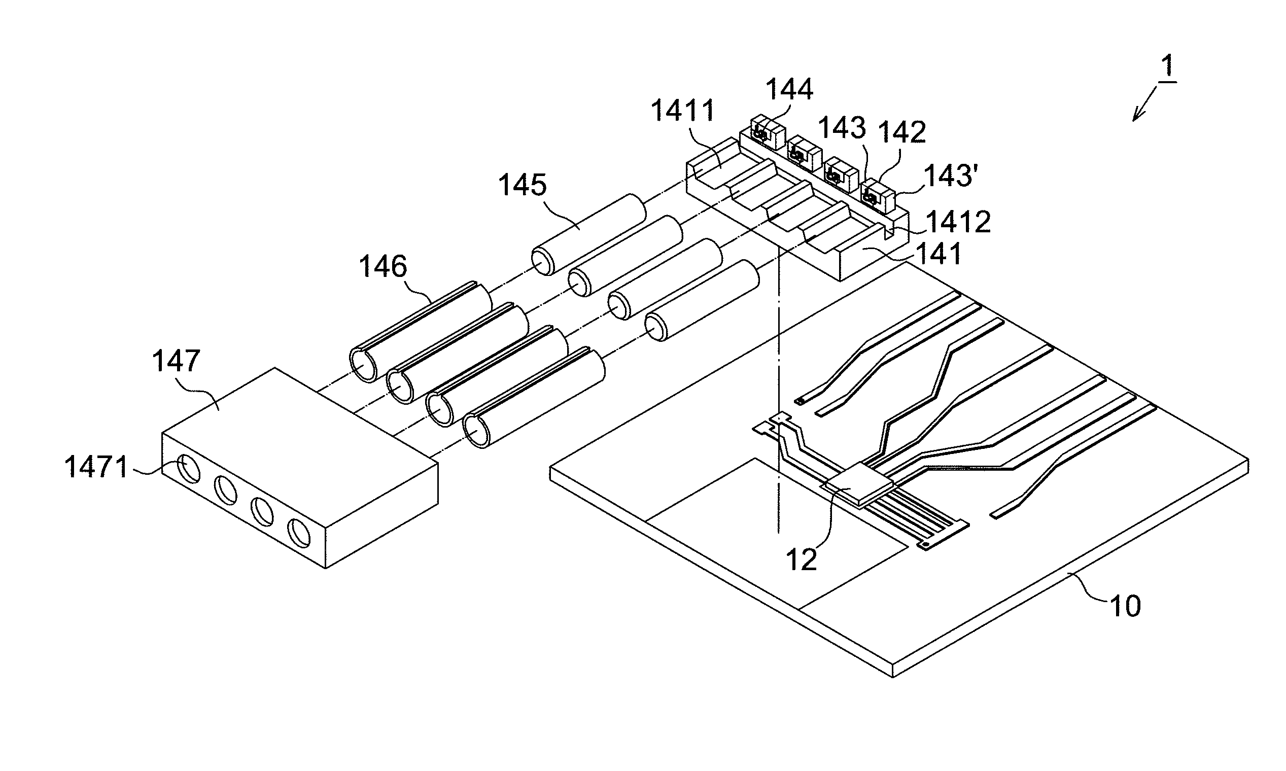 Optical engine assembly and optoelectronic package