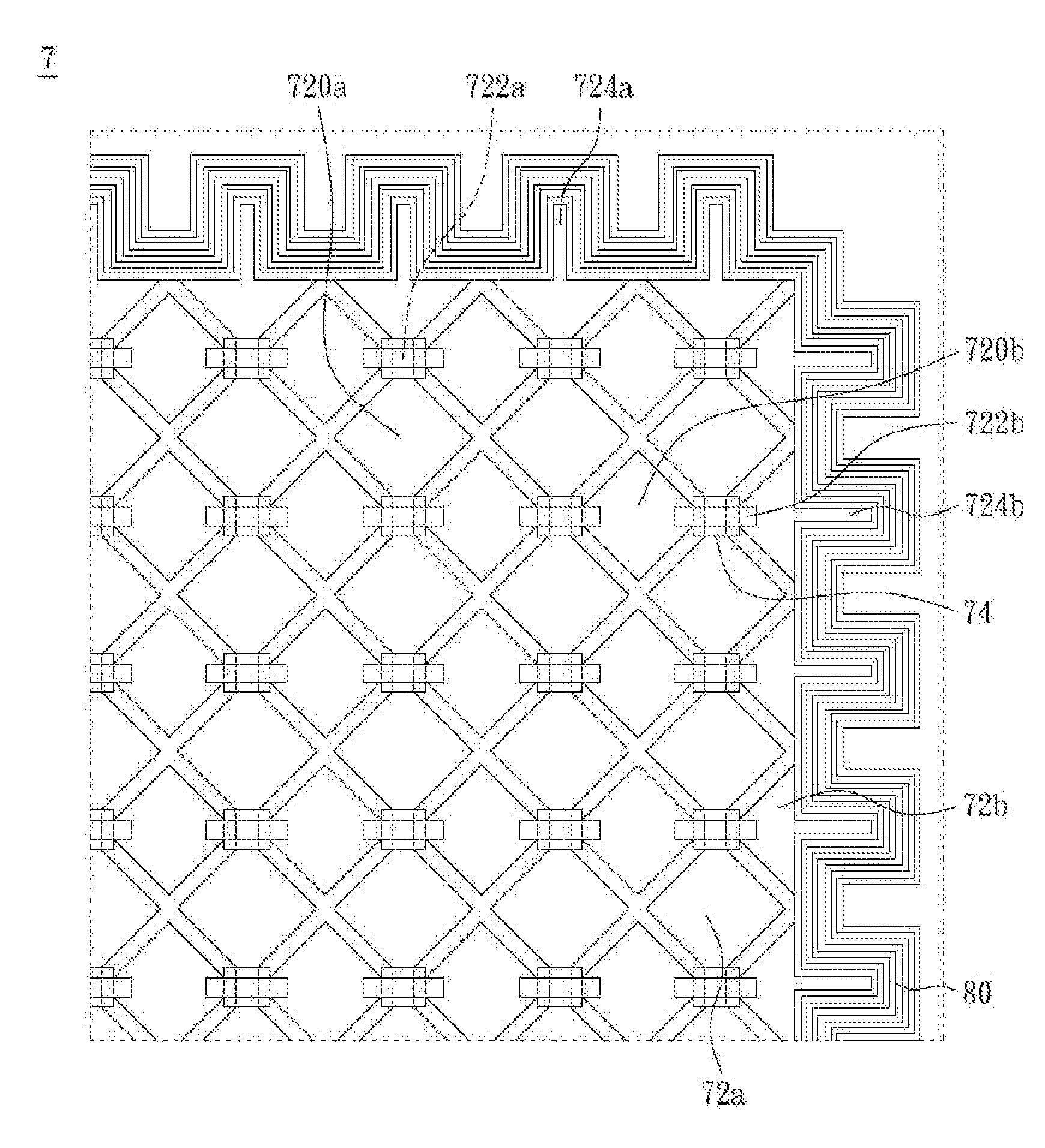 Touch electrode structure and a method for manufacturing the same