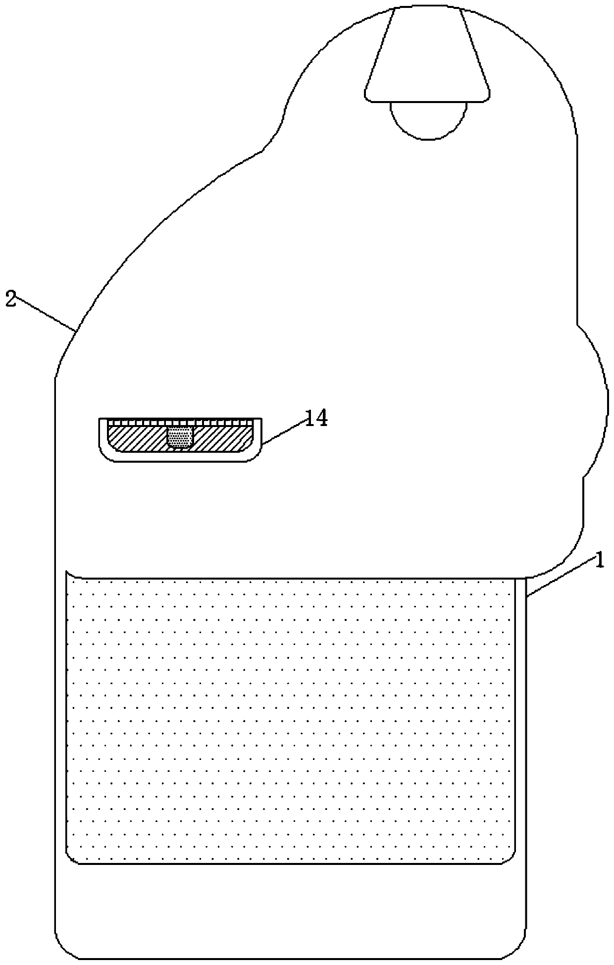 Exhibition hidden night cleaning device based on photoconductive resistance principle