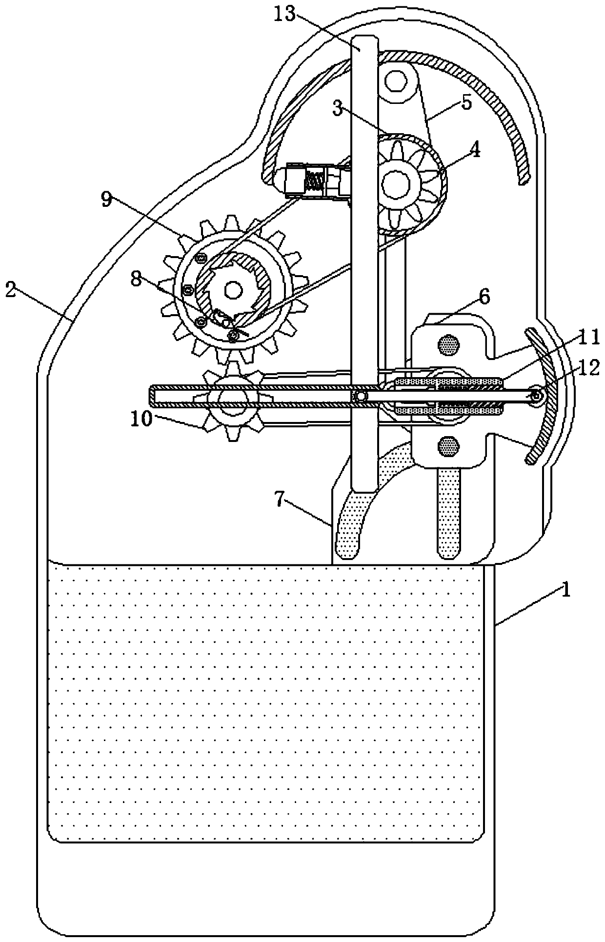 Exhibition hidden night cleaning device based on photoconductive resistance principle