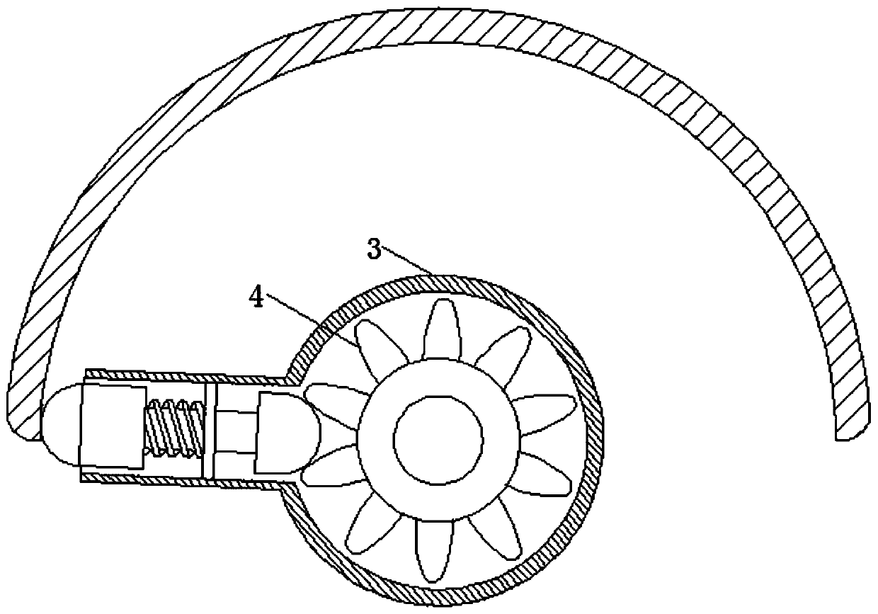 Exhibition hidden night cleaning device based on photoconductive resistance principle